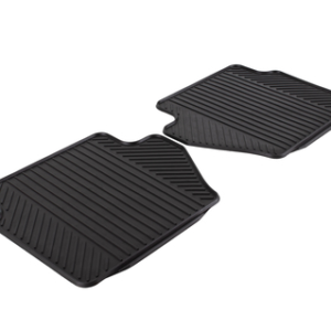 Tepih, gumiran zadaj, črn